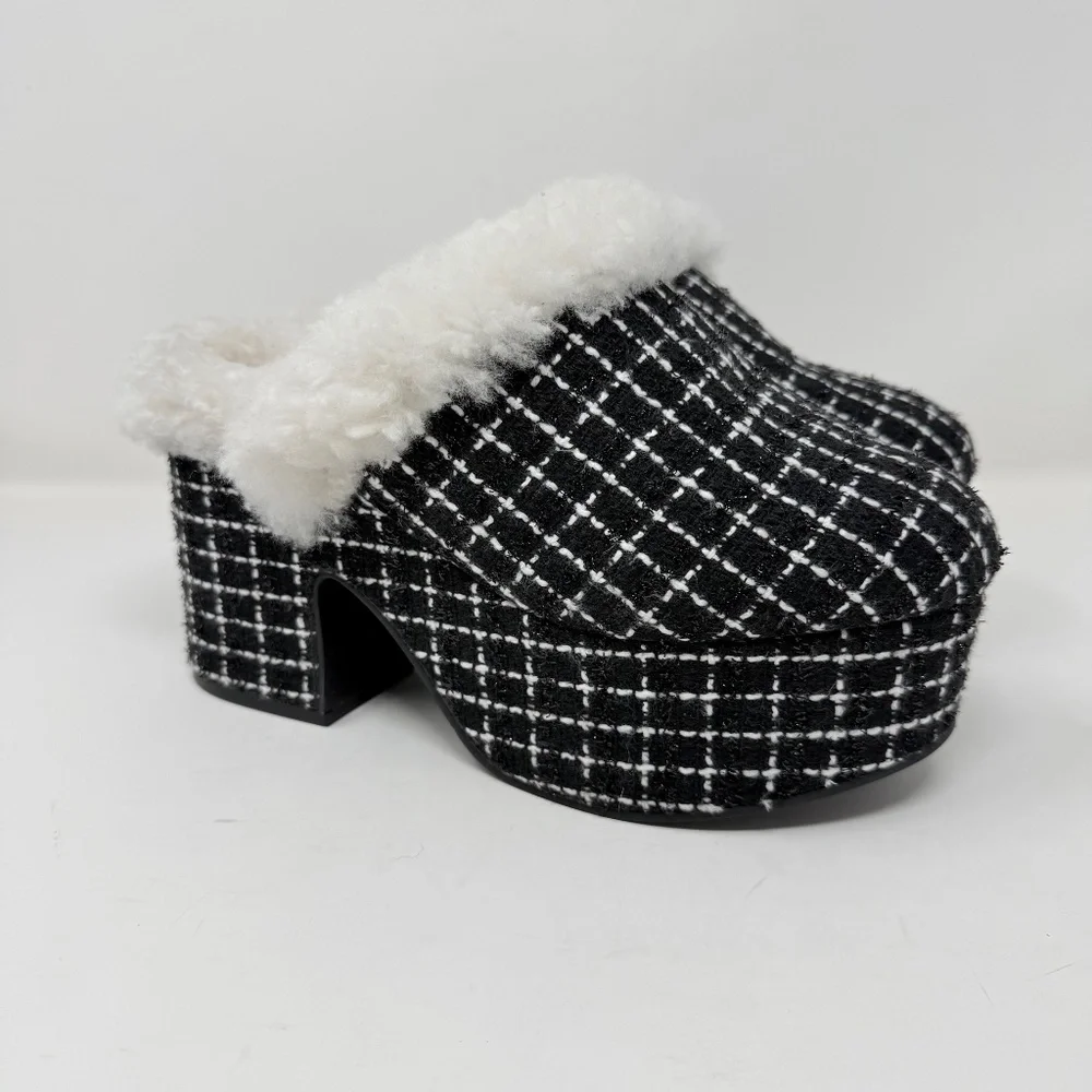 New Larroude Miso Platform Clogs Sz 9